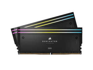 حافظه رم دسکتاپ کورسیر مدل CORSAIR DOMINATOR TITANIUM RGB 64GB DDR5 6000Mhz Dual